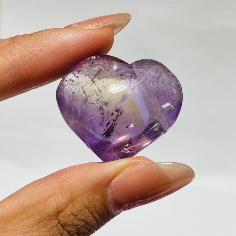 152 Pieces Small Ametrine Heart Crystal -Wholesale Crystals