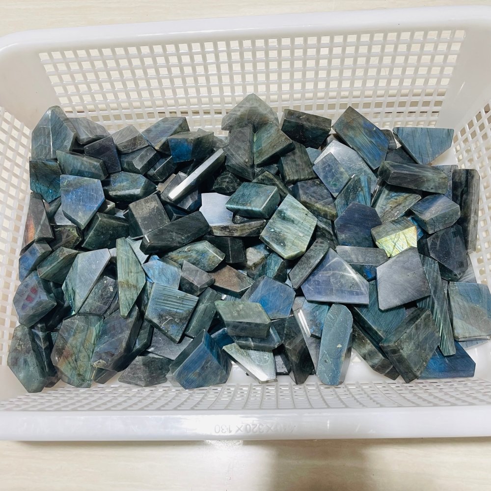 155 Pieces High Quality Small Labradorite Free Form -Wholesale Crystals