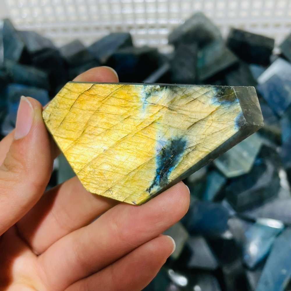 155 Pieces High Quality Small Labradorite Free Form -Wholesale Crystals