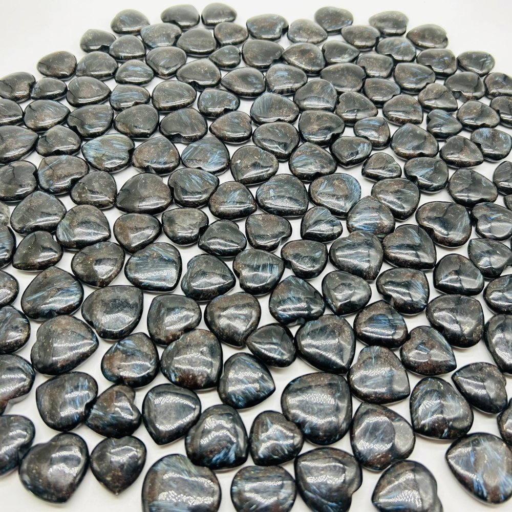 159 Pieces Astrophyllite Stones Heart Wholesale -Wholesale Crystals