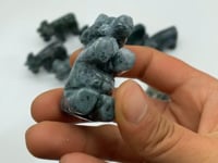 Moss Agate Cattle Cow Carving Wholesale