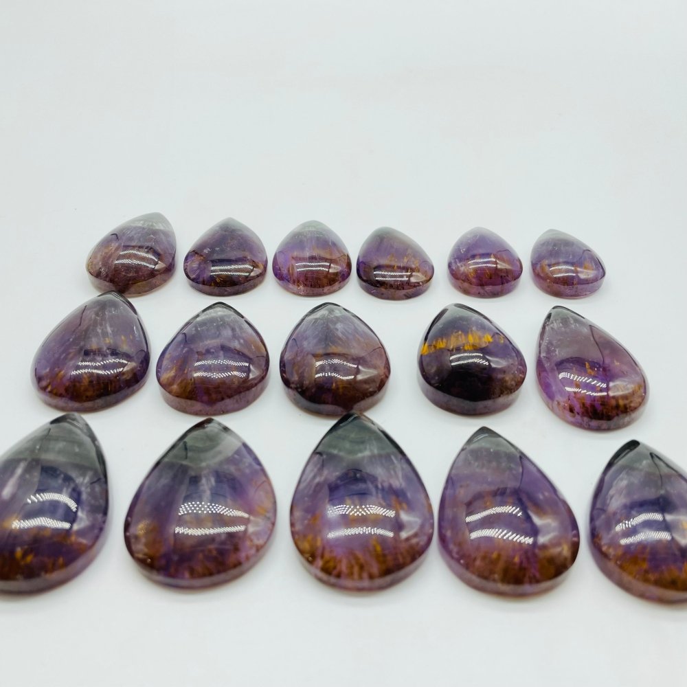 16 Pieces Auralite 23 Teardrop Pendant Crystal DIY -Wholesale Crystals