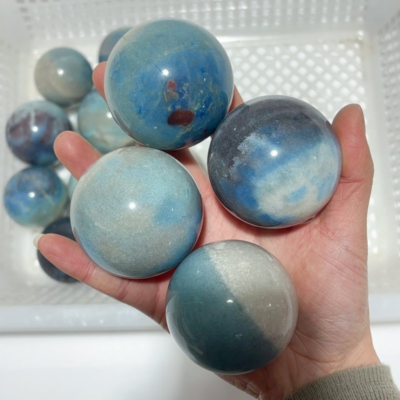 16 Pieces Beautiful Trolleite Spheres -Wholesale Crystals