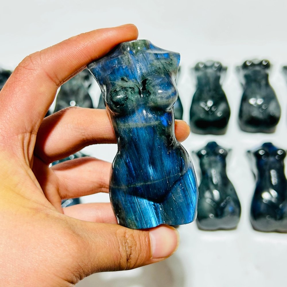 16 Pieces High Quality Labradorite Goddess Large Carving -Wholesale Crystals