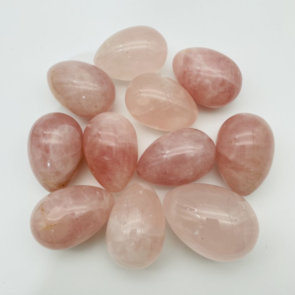 1.7-2in Rose Quartz Egg Wholesale -Wholesale Crystals