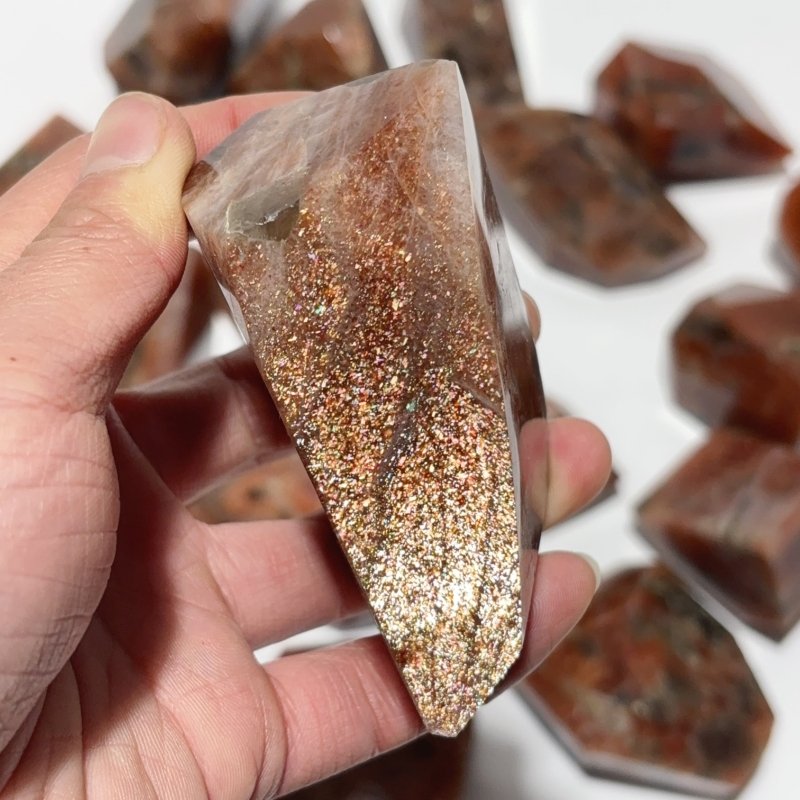 19 Pieces High Quality Sunstone Free Form -Wholesale Crystals