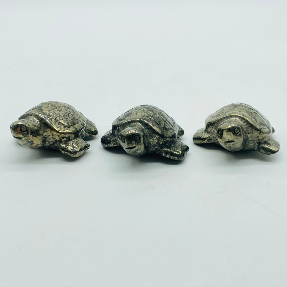 Pyrite Sea Turtle Carving Wholesale -Wholesale Crystals