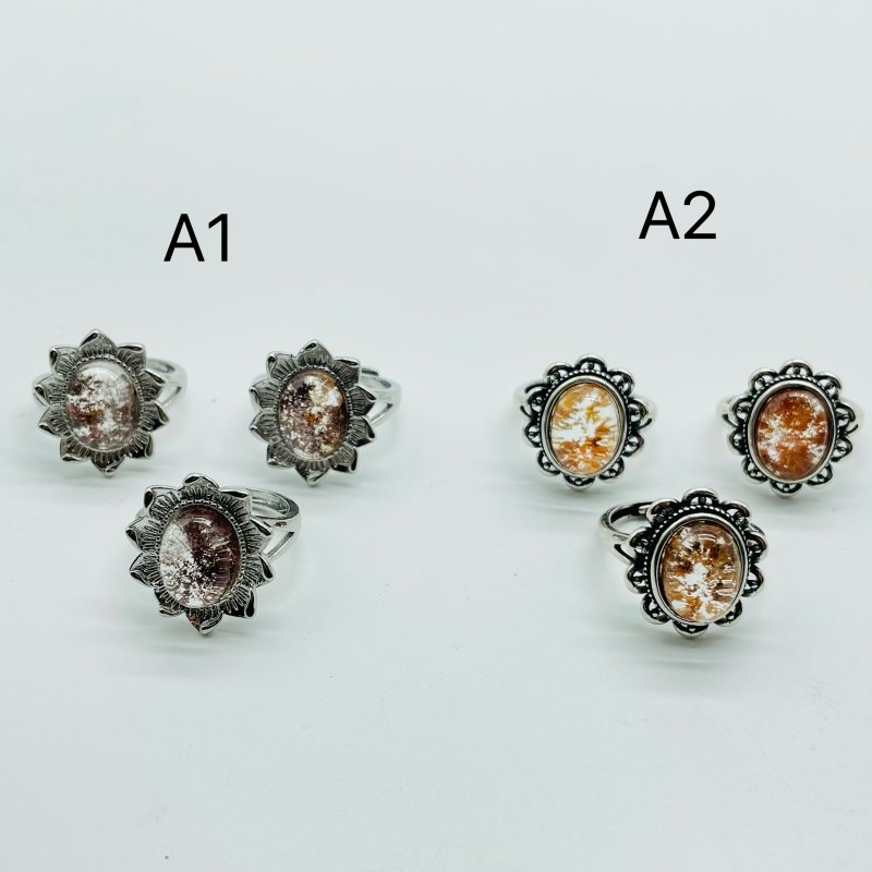 2 Style Beautiful Garden Quartz Ring Wholesale -Wholesale Crystals