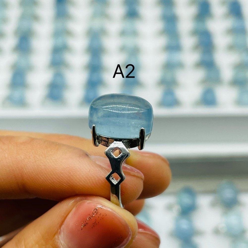 2 Types Aquamarine Ring Wholesale -Wholesale Crystals