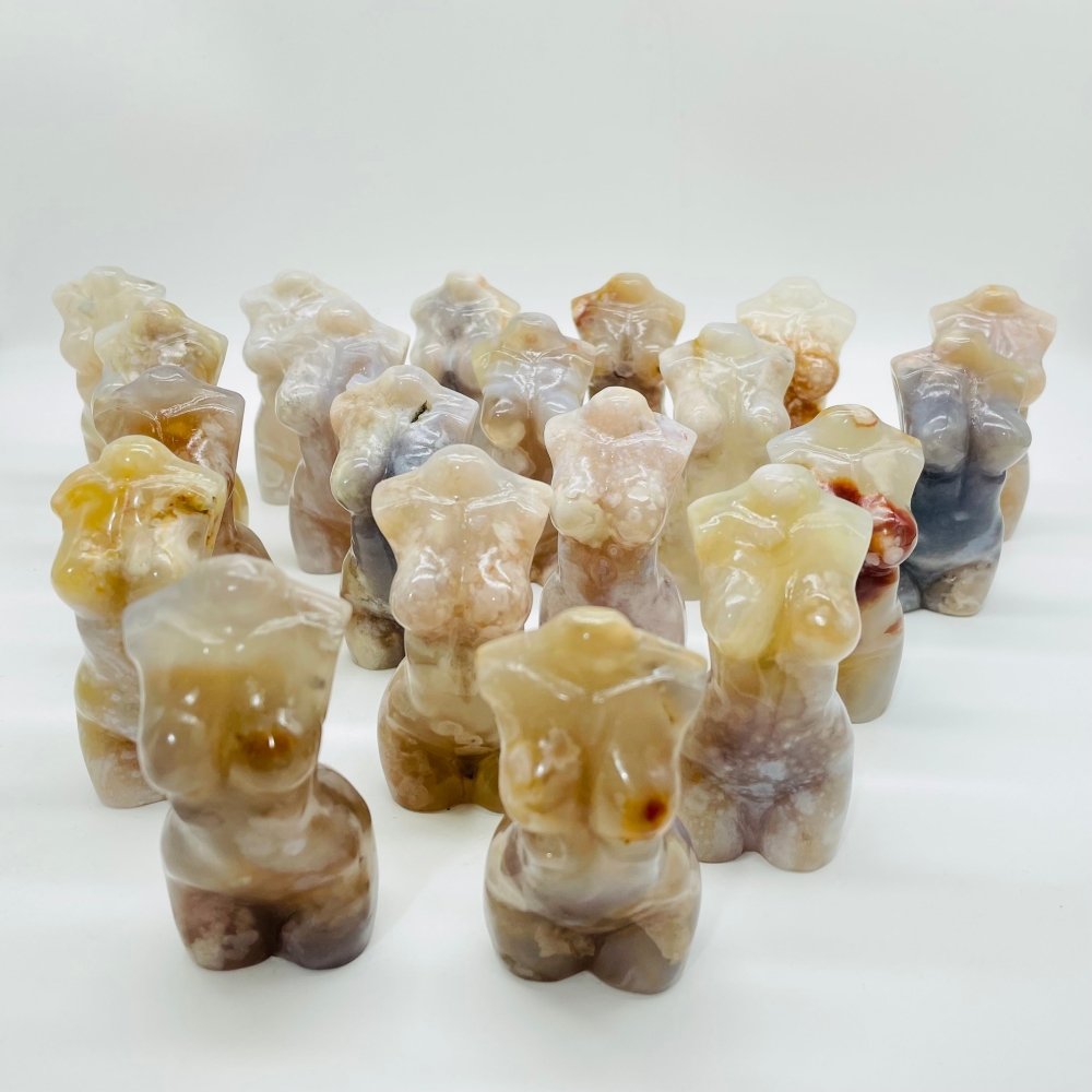 20 Pieces Large Sakura Agate Beautiful Goddess -Wholesale Crystals