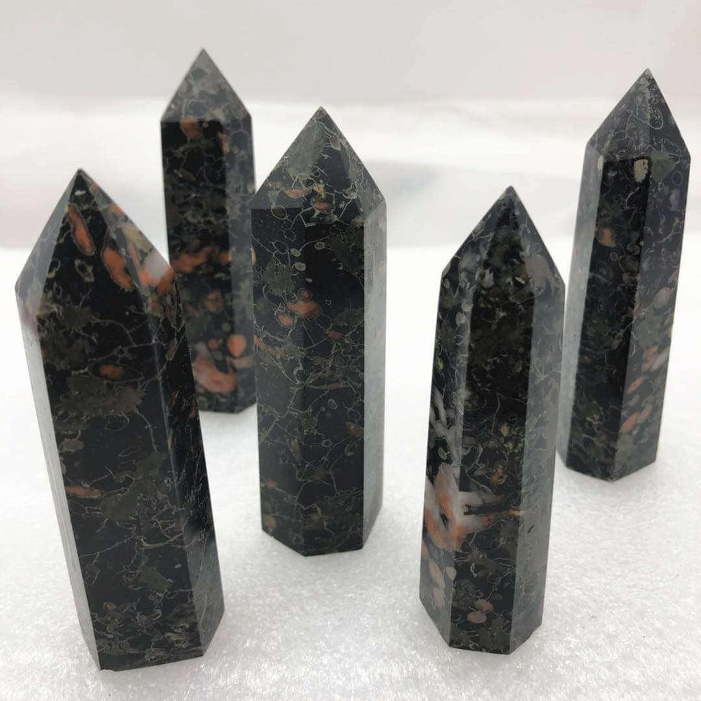 Flower Jasper Quartz Point Crystal Tower -Wholesale Crystals