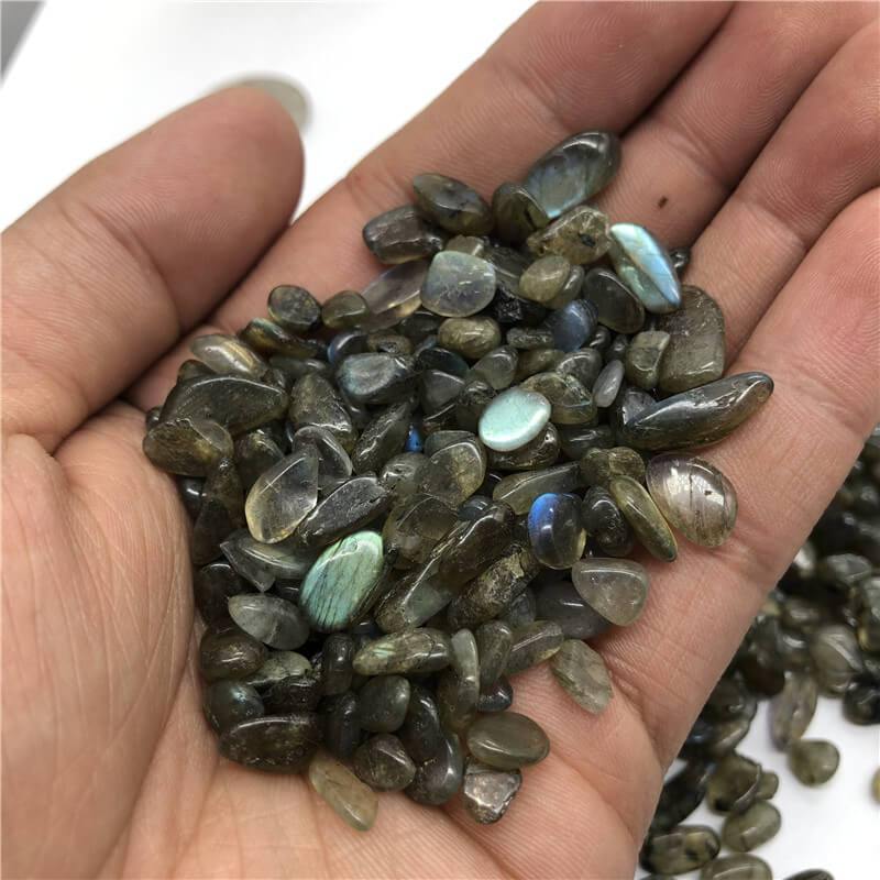 Labradorite Gravel Stone Tumbled crystal Chips -Wholesale Crystals