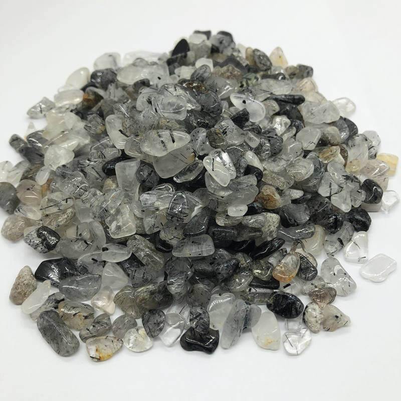 Black tourmaline Gravel Quartz Crystal Chips -Wholesale Crystals