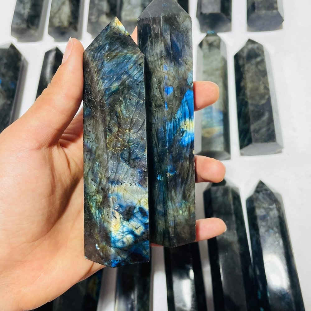 23 Pieces Labradorite Tower Point Clearance -Wholesale Crystals