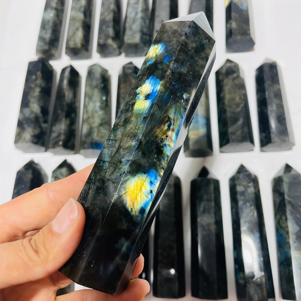 23 Pieces Labradorite Tower Point Clearance -Wholesale Crystals