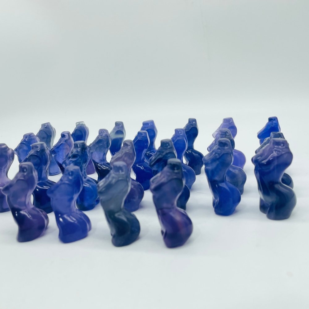 25 Pieces Mini Fluorite Goddess Carving -Wholesale Crystals