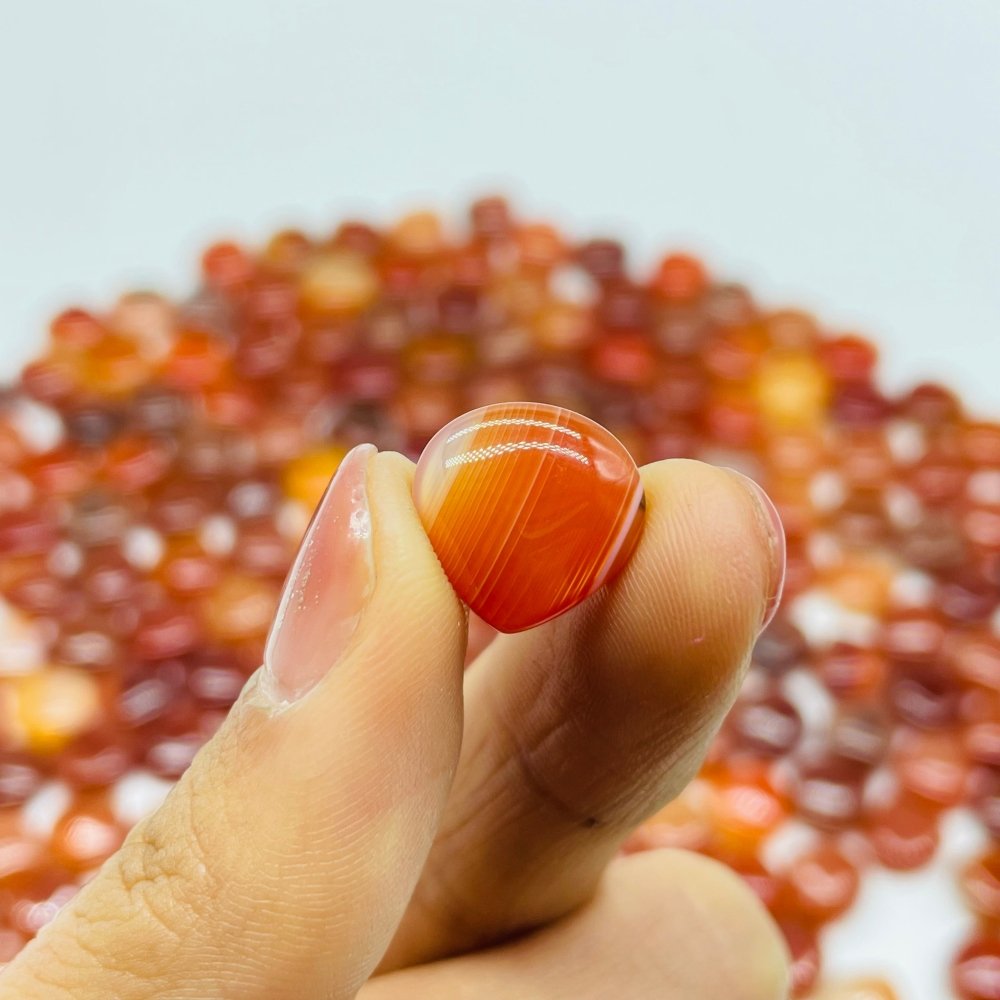 258 Pieces Mini Carnelian Heart DIY Pendant -Wholesale Crystals