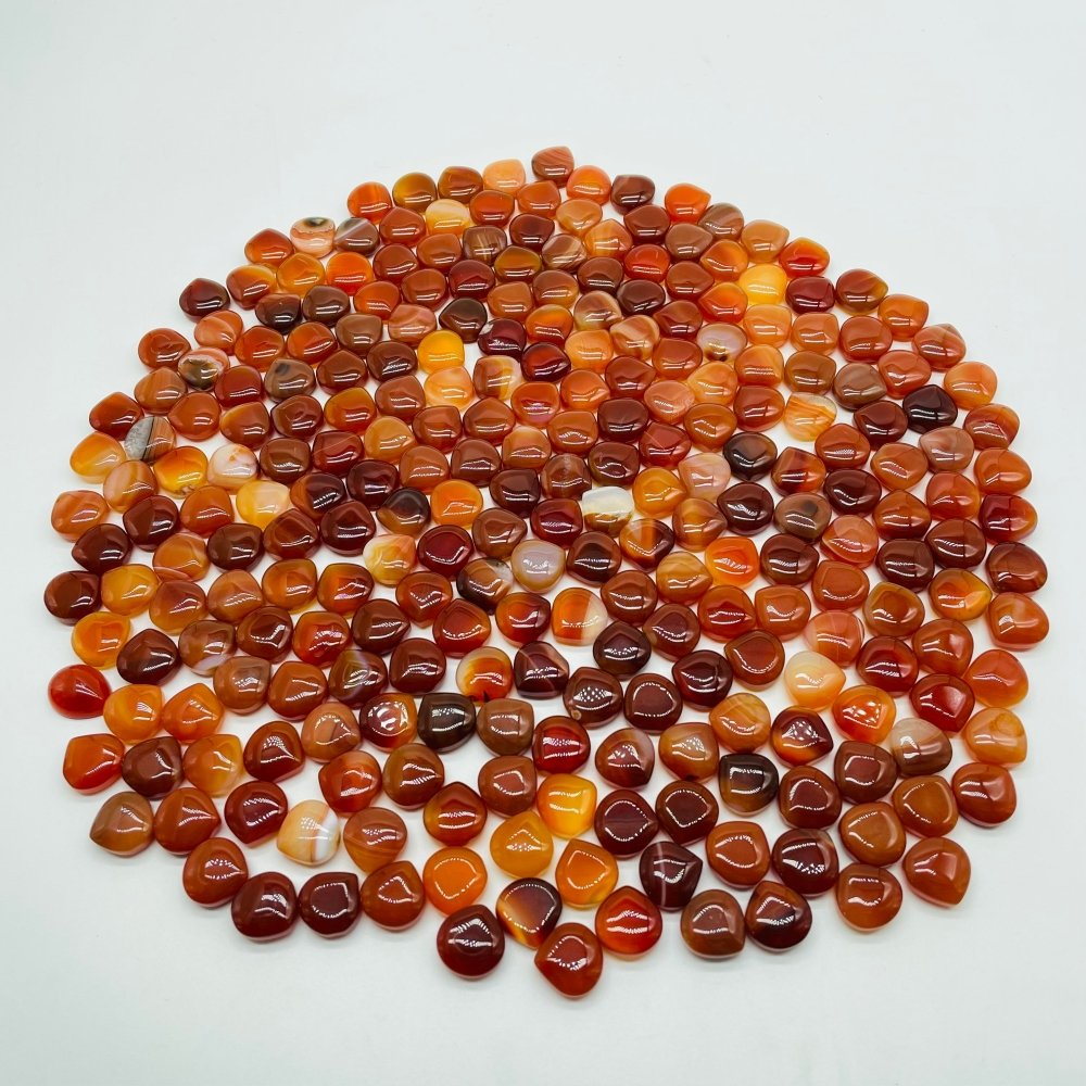 258 Pieces Mini Carnelian Heart DIY Pendant -Wholesale Crystals