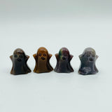4Types Ghost Carving Wholesale Moss Agate & Ocean Jasper Halloween Decorations