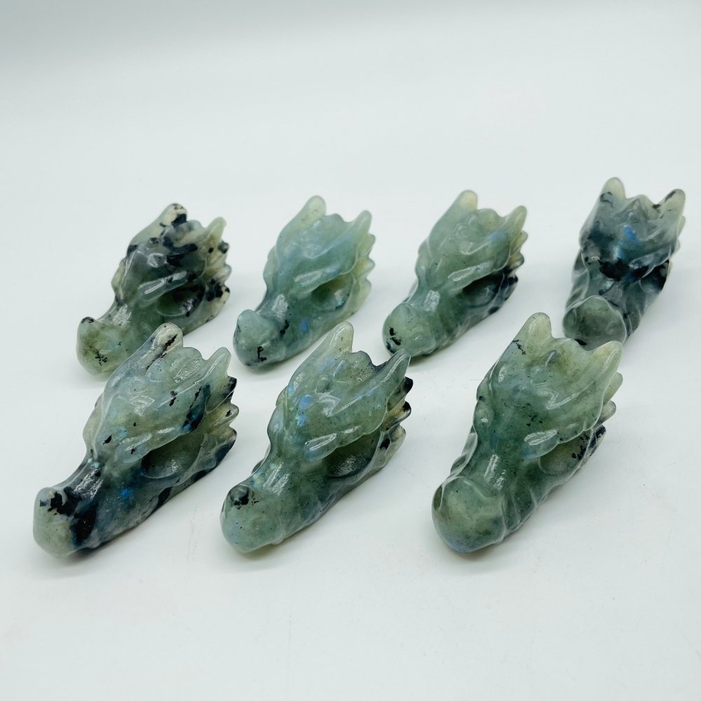 2Inch Labradorite Dragon Head Carving Crystals Closeout -Wholesale Crystals