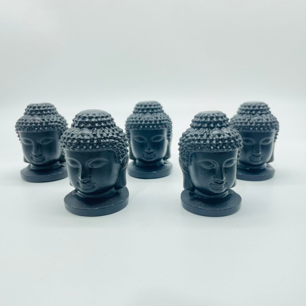 2Inch Obsidian Buddha Head Carving Wholesale -Wholesale Crystals
