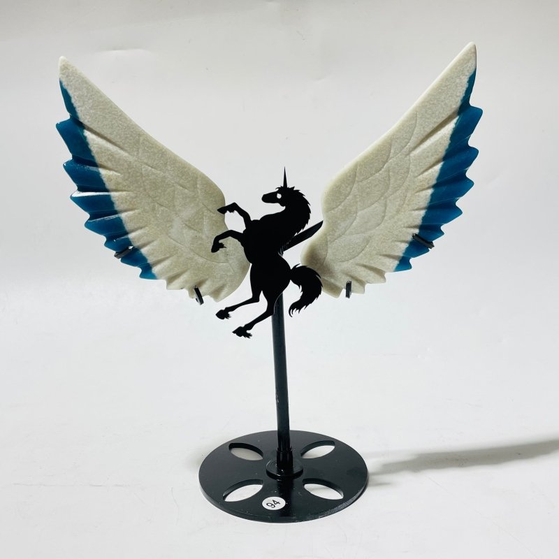 3 Pairs Trolleite Pegasus Wing With Stand -Wholesale Crystals