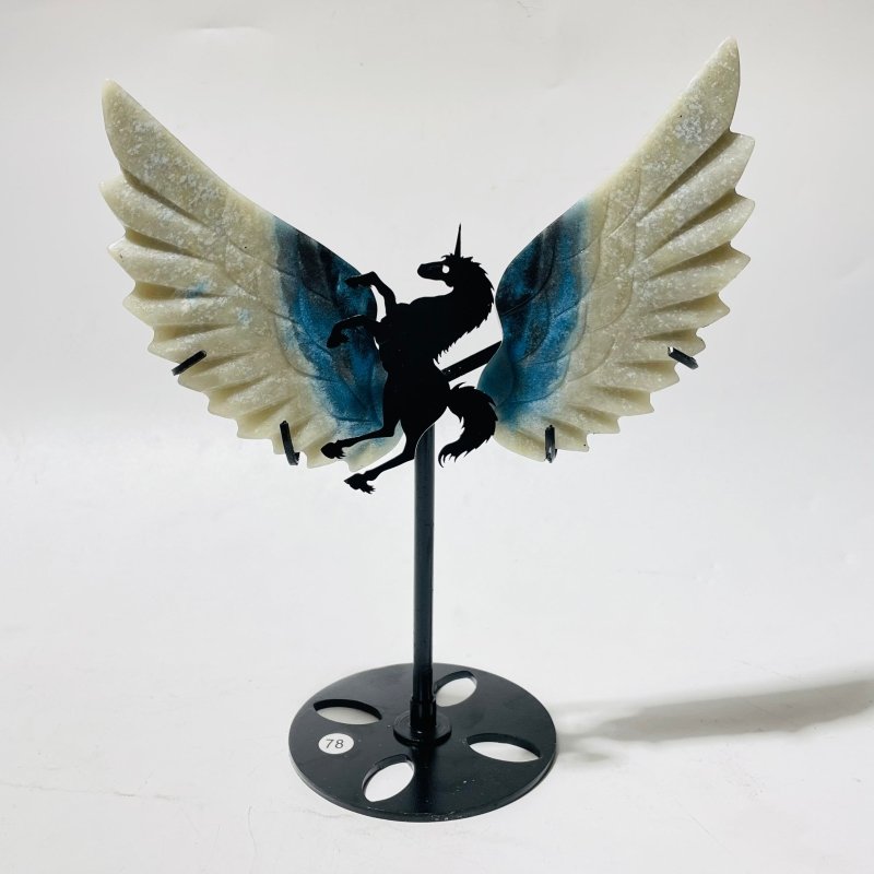 3 Pairs Trolleite Pegasus Wing With Stand -Wholesale Crystals