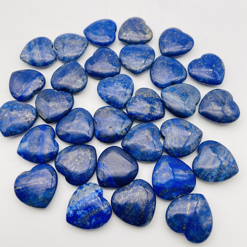3 Types Crystal Heart Wholesale Lapis lazuli Amethyst Crazy Agate Heart -Wholesale Crystals