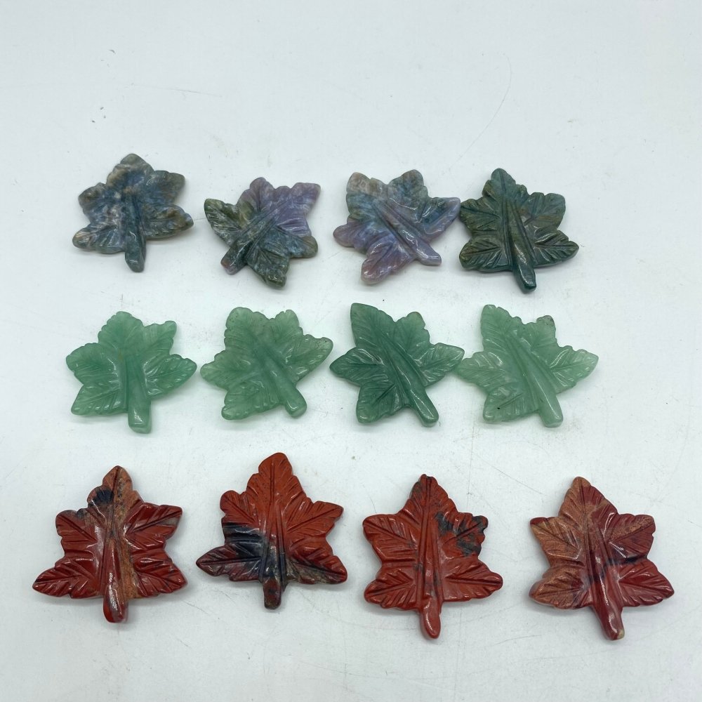 3 Types Crystals Maple Leaves Wholesale -Wholesale Crystals