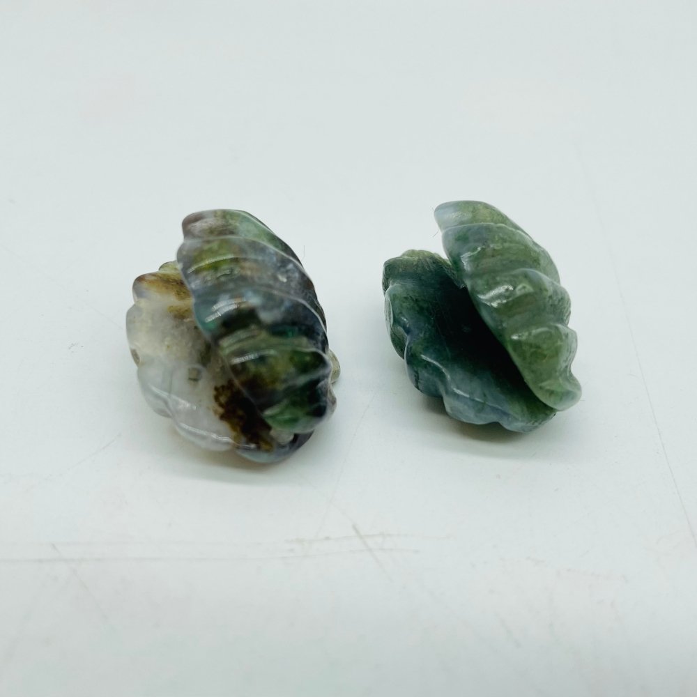 3 Types Shell Moss Agate & Lepidolite Carving Wholesale -Wholesale Crystals