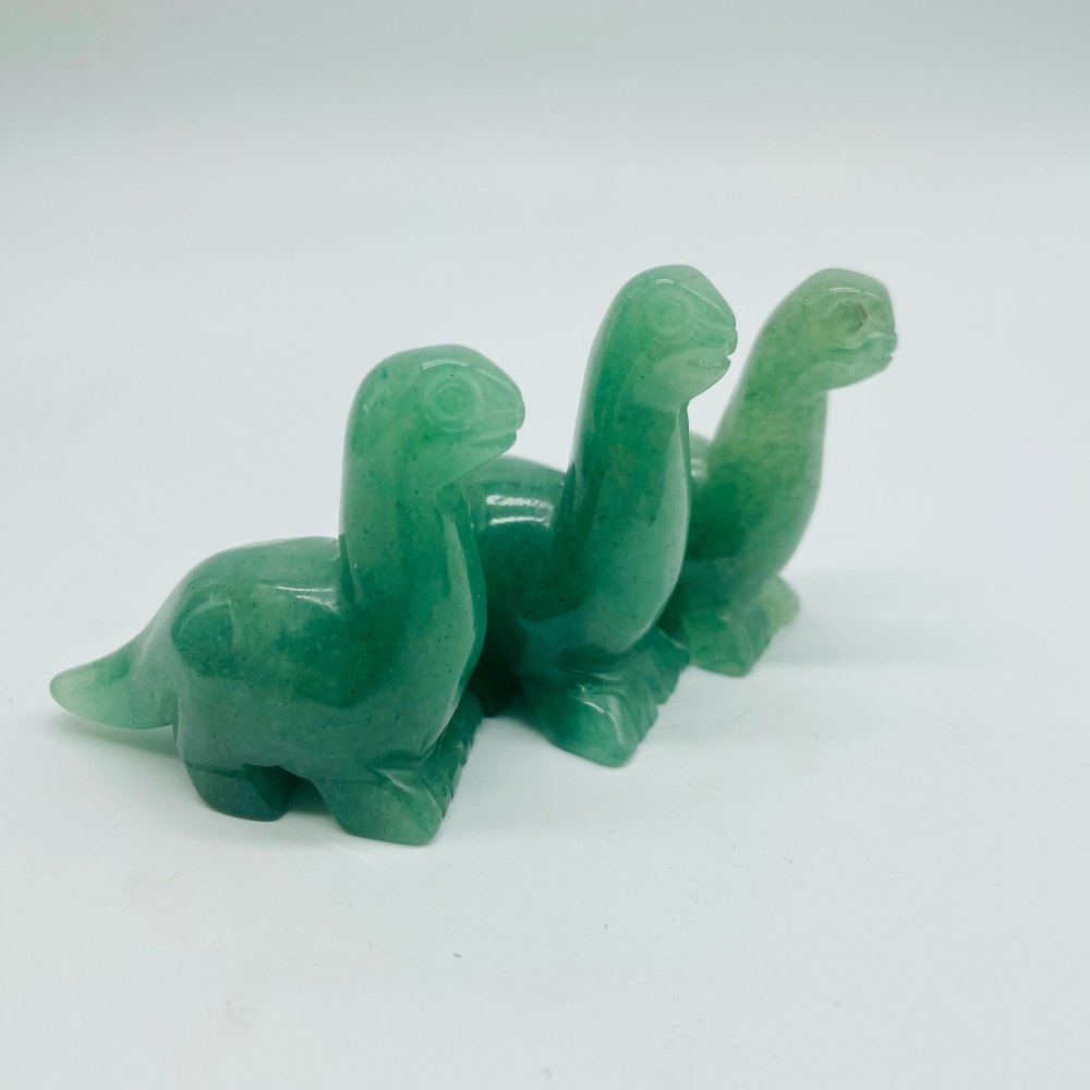 3 Types Stone Dinosaur Chevron Amethyst & Green Aventurine Carving Wholesale -Wholesale Crystals