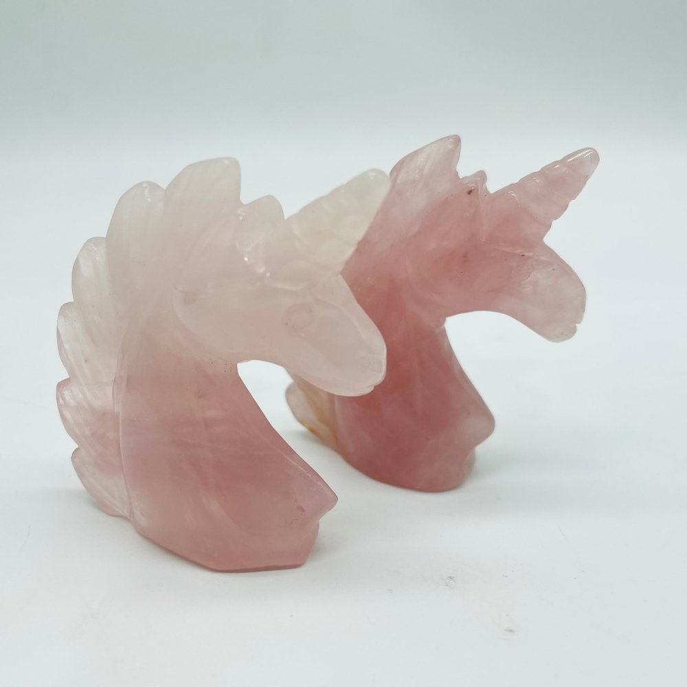 3 Types Unicorn Rose Quartz & Lepidolite Carving Wholesale -Wholesale Crystals