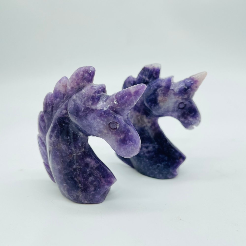 3 Types Unicorn Rose Quartz & Lepidolite Carving Wholesale -Wholesale Crystals