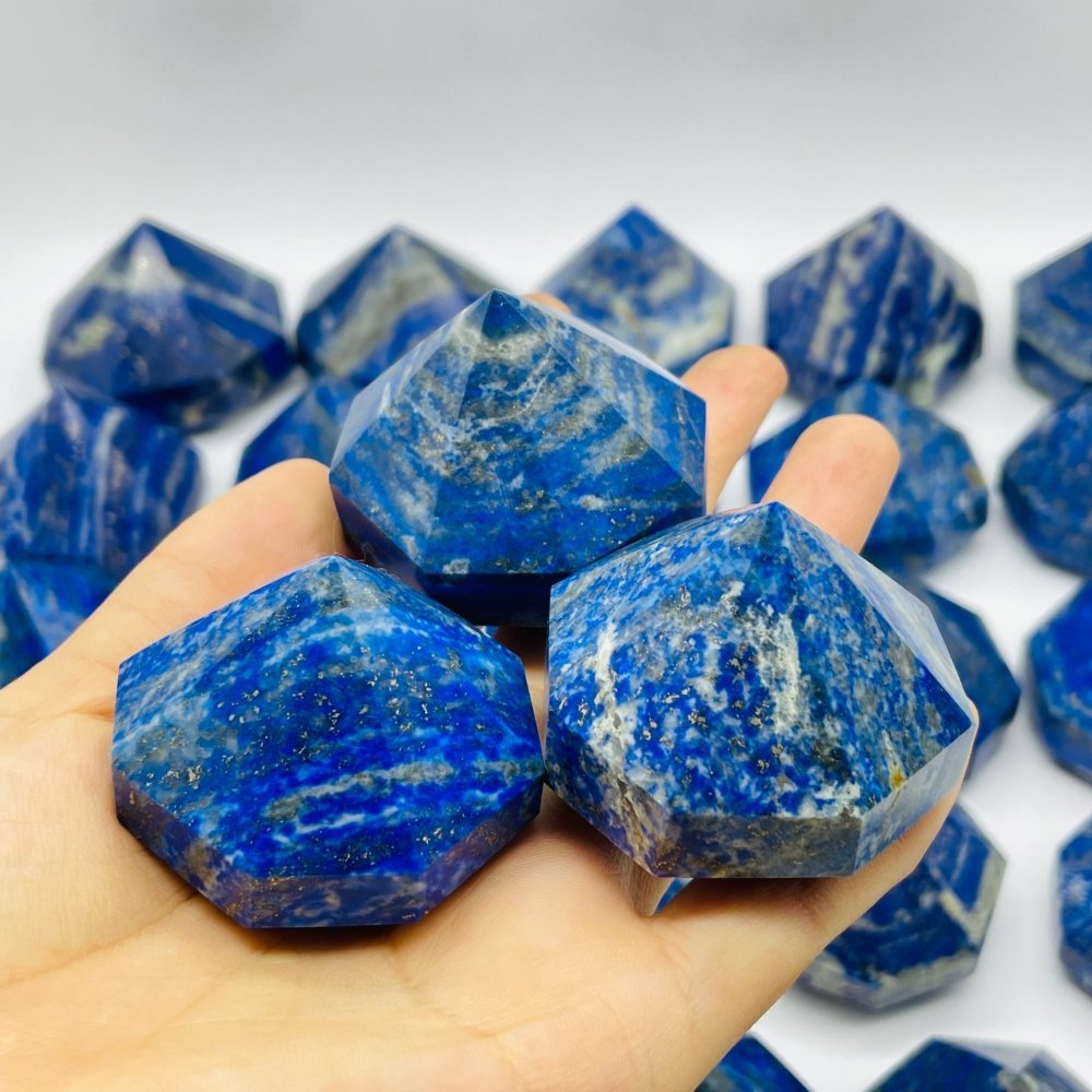 31 Pieces Lapis Lazuli Diamond Shape Carving -Wholesale Crystals