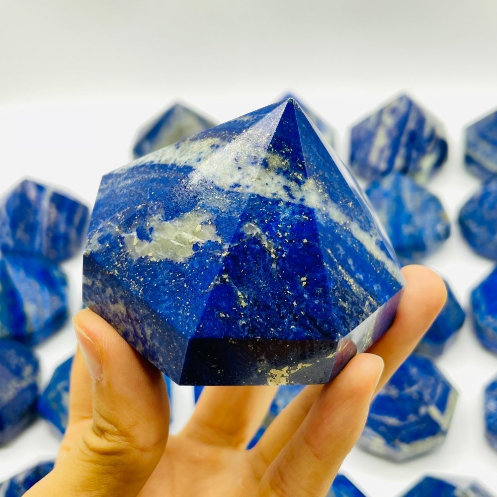 31 Pieces Lapis Lazuli Diamond Shape Carving -Wholesale Crystals