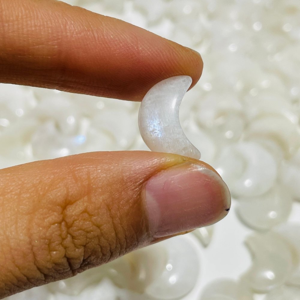 370 Pieces Mini Sri Lanka Moonstone Moon For DIY Pendant -Wholesale Crystals