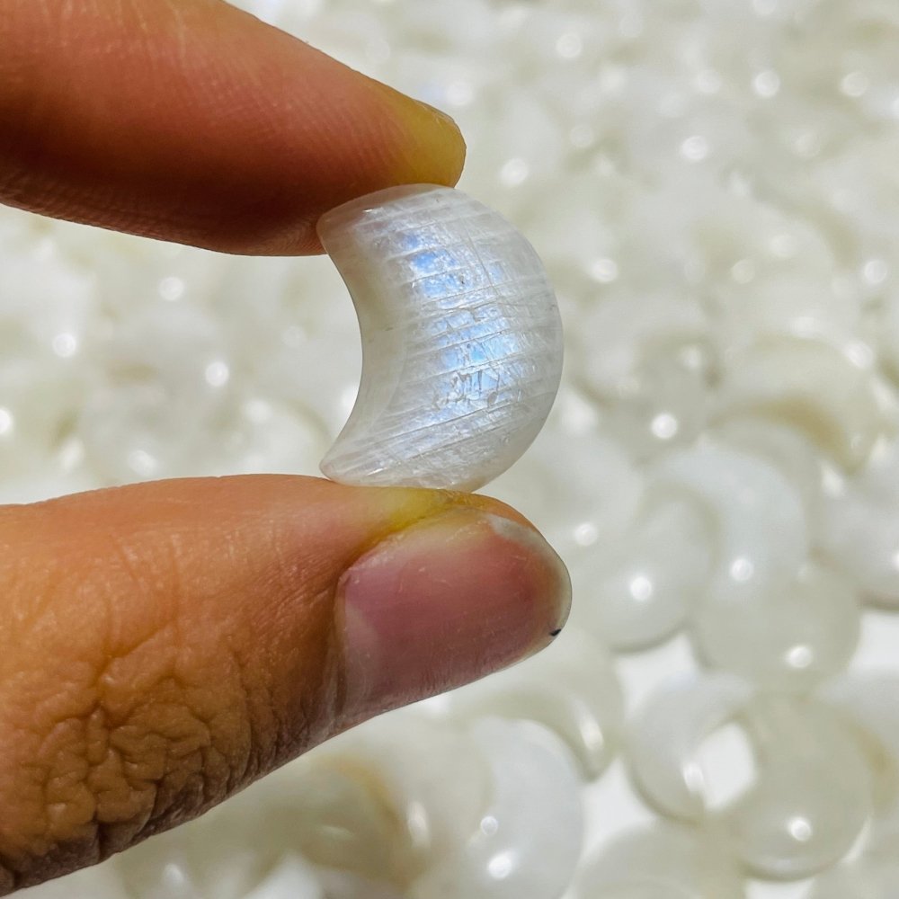 370 Pieces Mini Sri Lanka Moonstone Moon For DIY Pendant -Wholesale Crystals