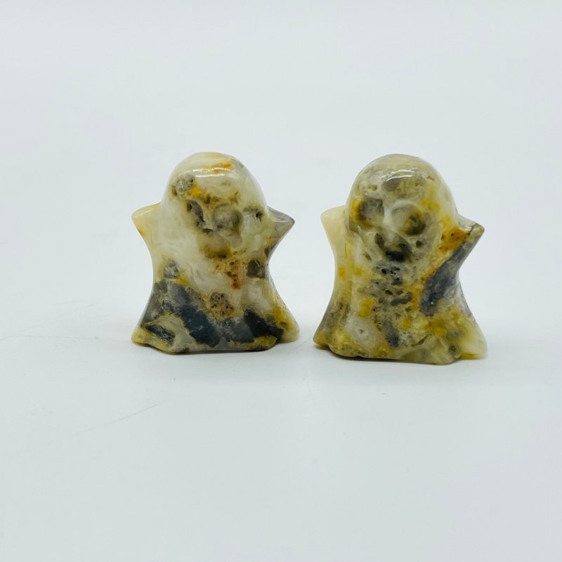 5Types Mini Halloween Ghost Carving Wholesale -Wholesale Crystals