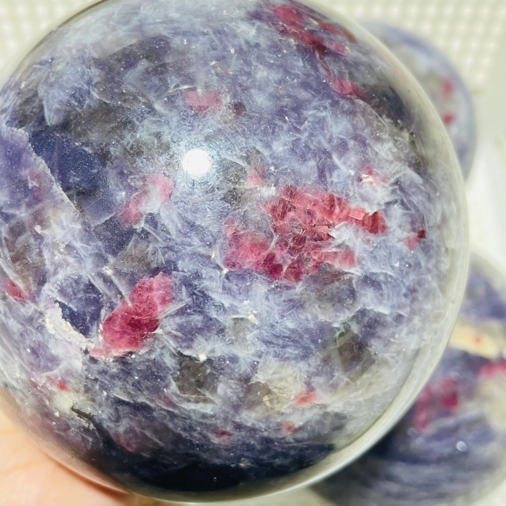 4 Pieces High Quality Large Unicorn Stone Spheres -Wholesale Crystals