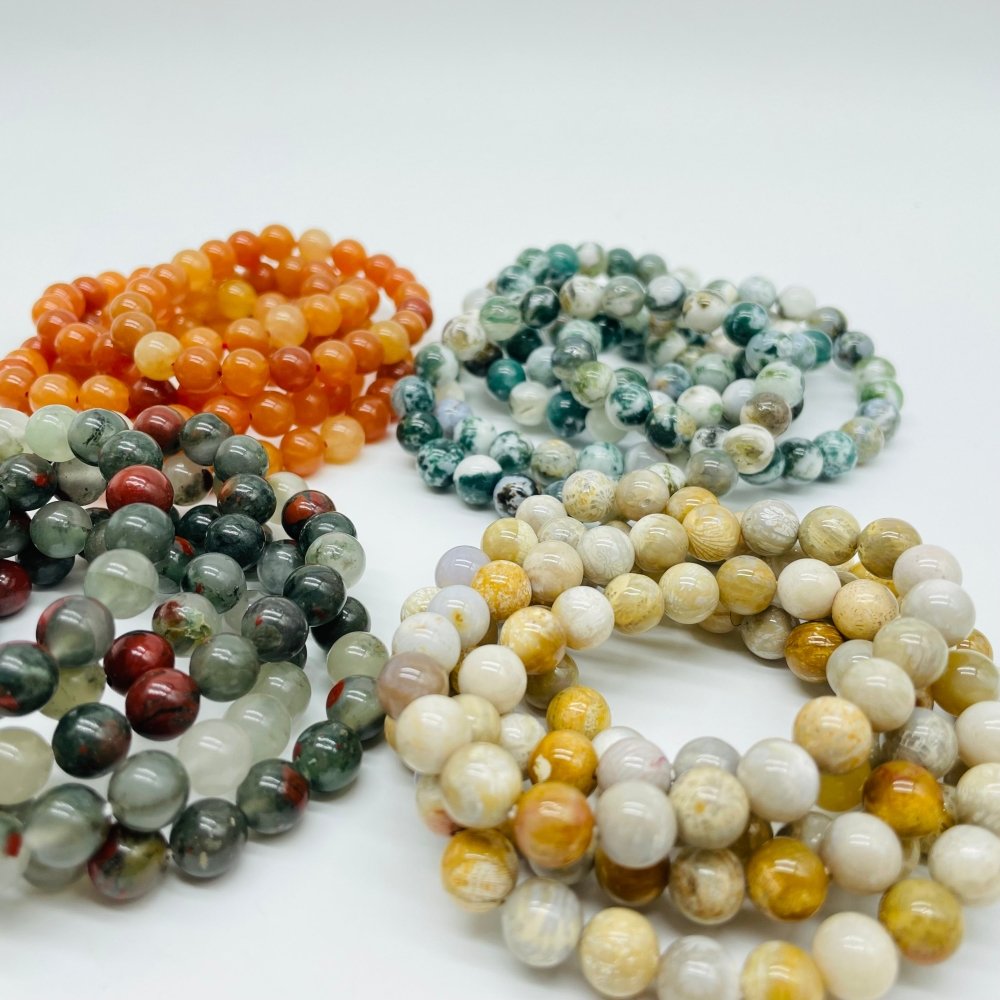 4 Types Bracelet Africa Blood & Yellow Aventurine Wholesale -Wholesale Crystals