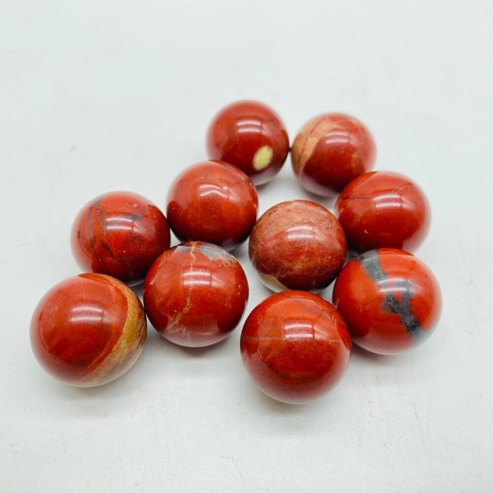 4 Types Mini Ball Spheres Wholesale Green Aventurine & Labradorite Ocean Jasper -Wholesale Crystals