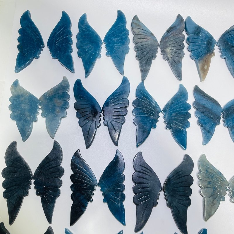 42 Pairs Trolleite Butterfly Carving (A4BTF) -Wholesale Crystals