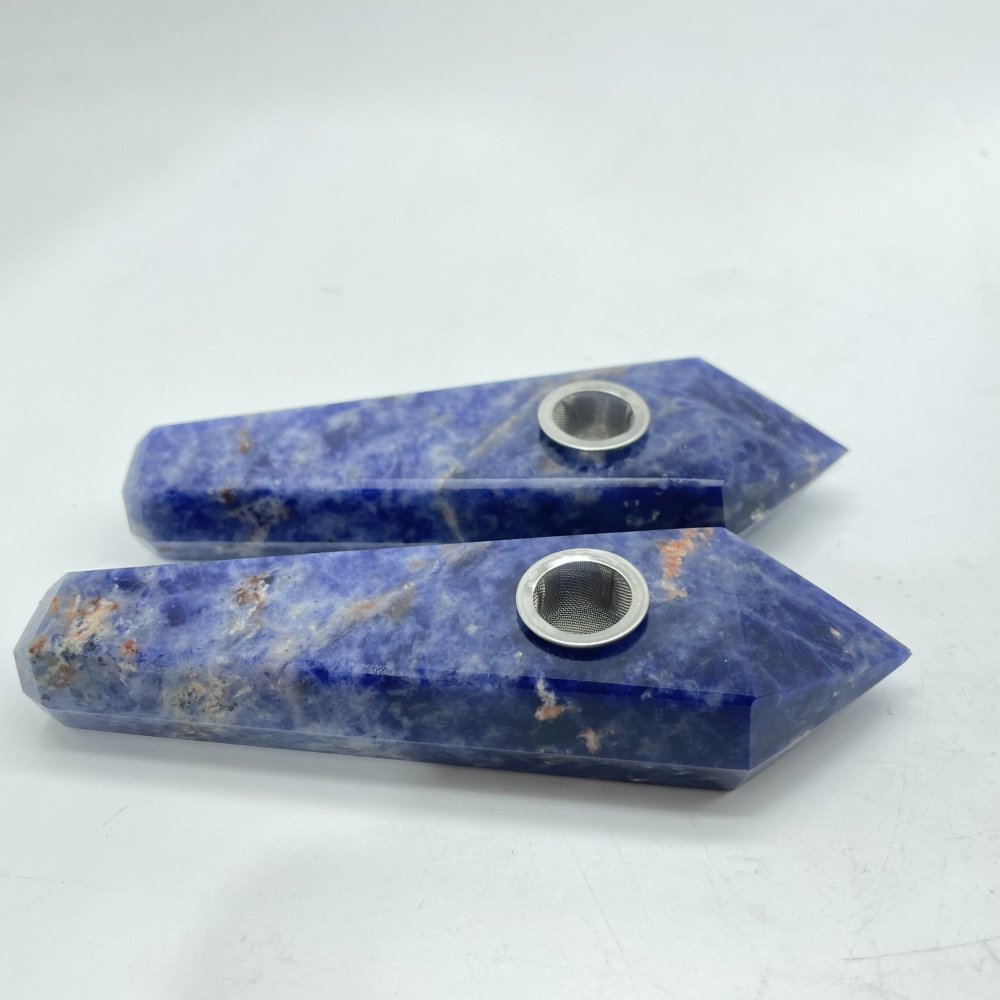 Lapis Lazuli Crystal Pipe