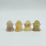 4Types Ghost Carving Wholesale Moss Agate & Ocean Jasper -Wholesale Crystals