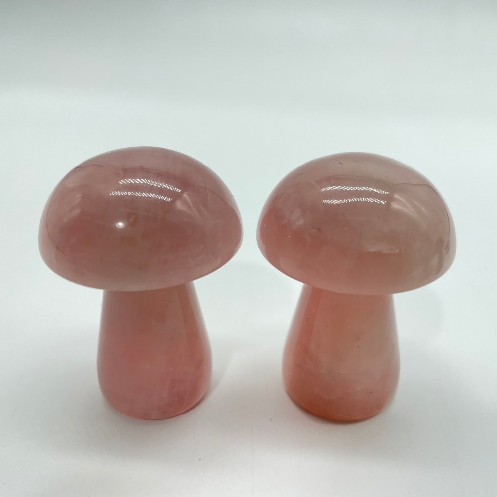 4Types Large Mushroom Red Jasper&Rose Quartz Wholesale -Wholesale Crystals