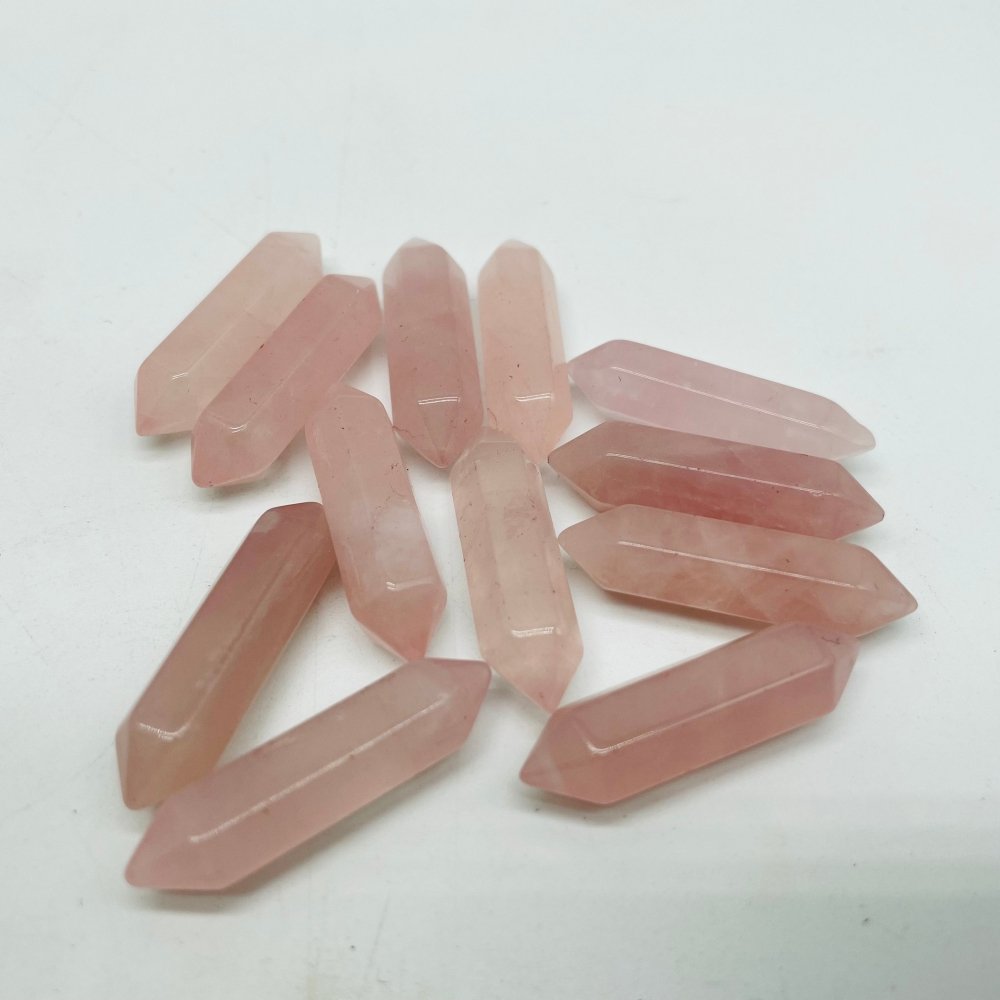 4Types Mini Double Point DIY Amethyst&Rose Quartz Red Jasper Wholesale -Wholesale Crystals