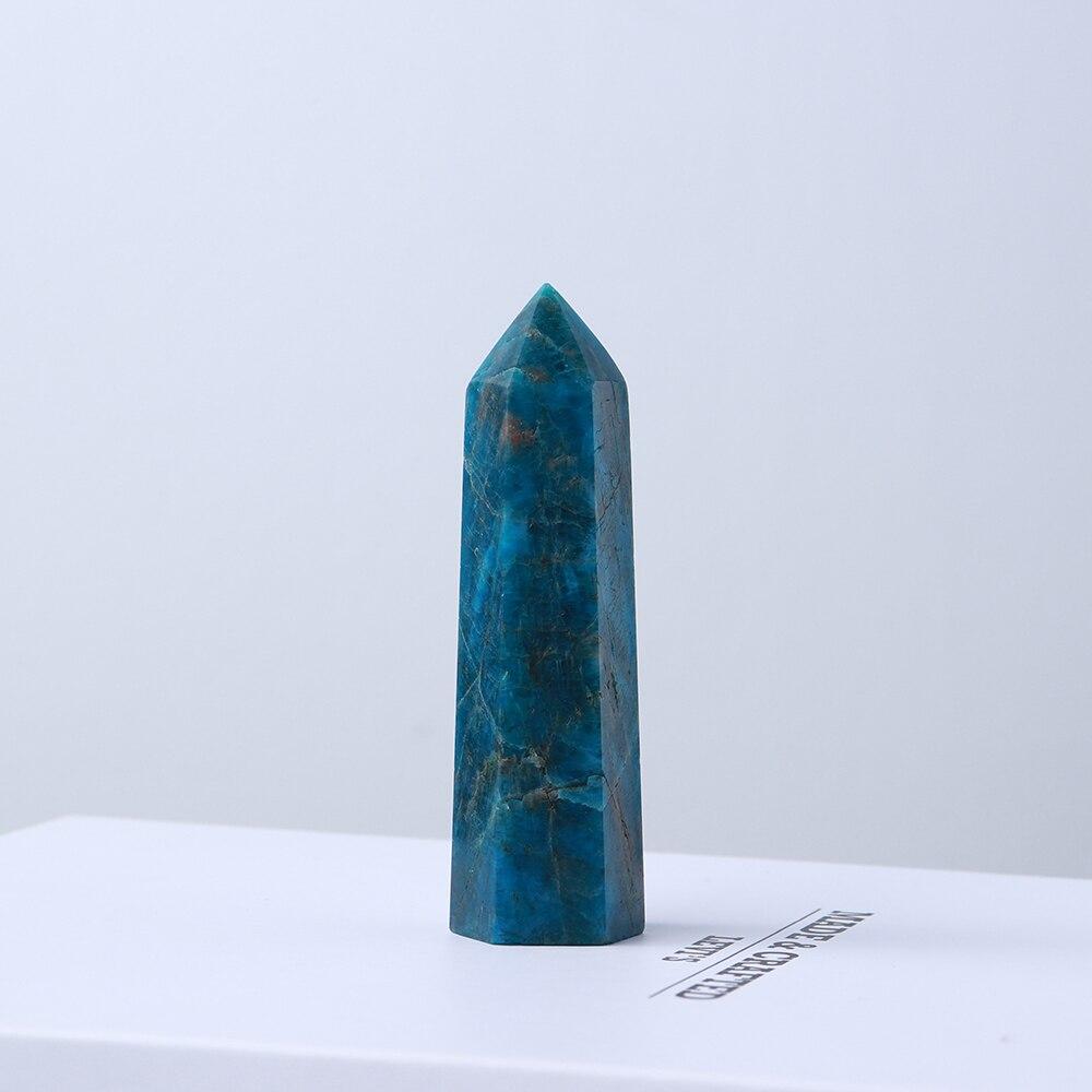 Blue Apatite Point -Wholesale Crystals