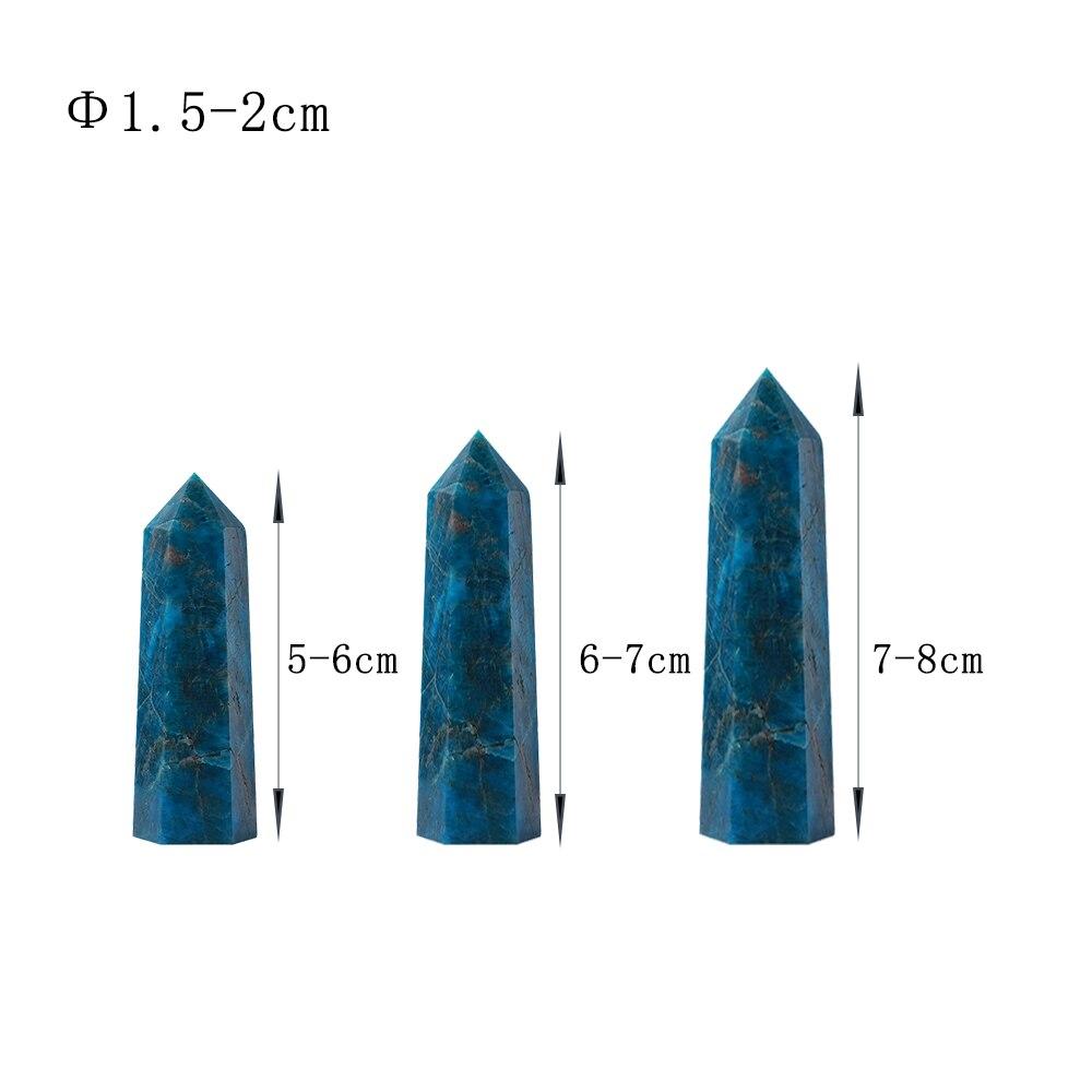 Blue Apatite Point -Wholesale Crystals