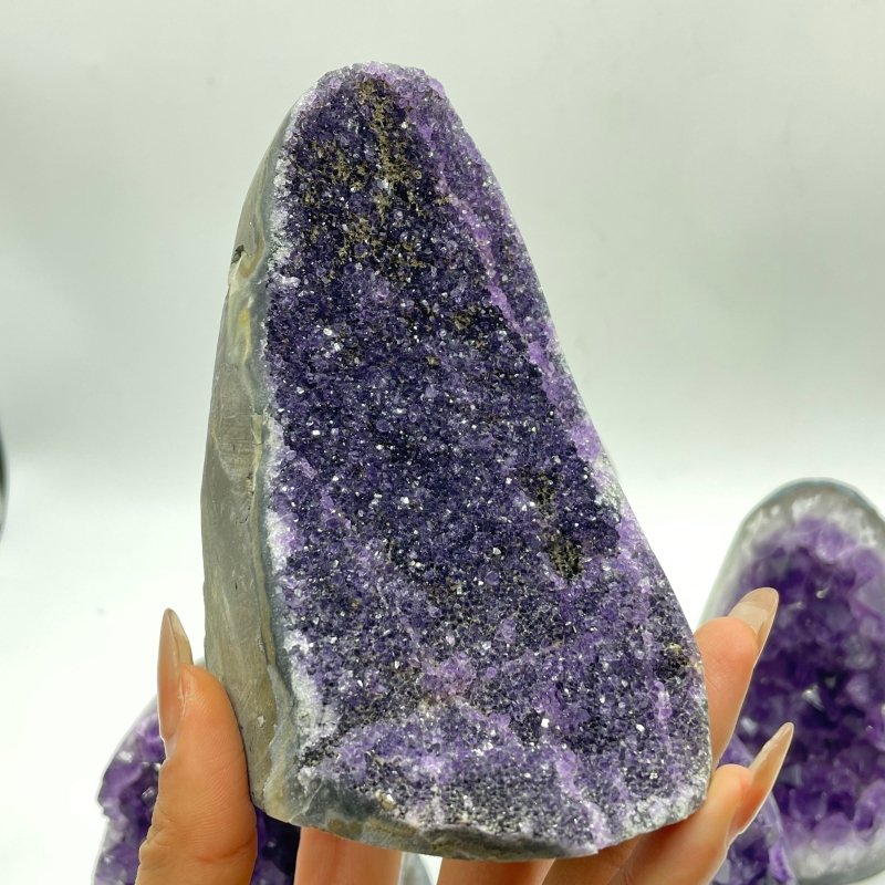 5 Pieces Beautiful Amethyst Clusters Geode -Wholesale Crystals