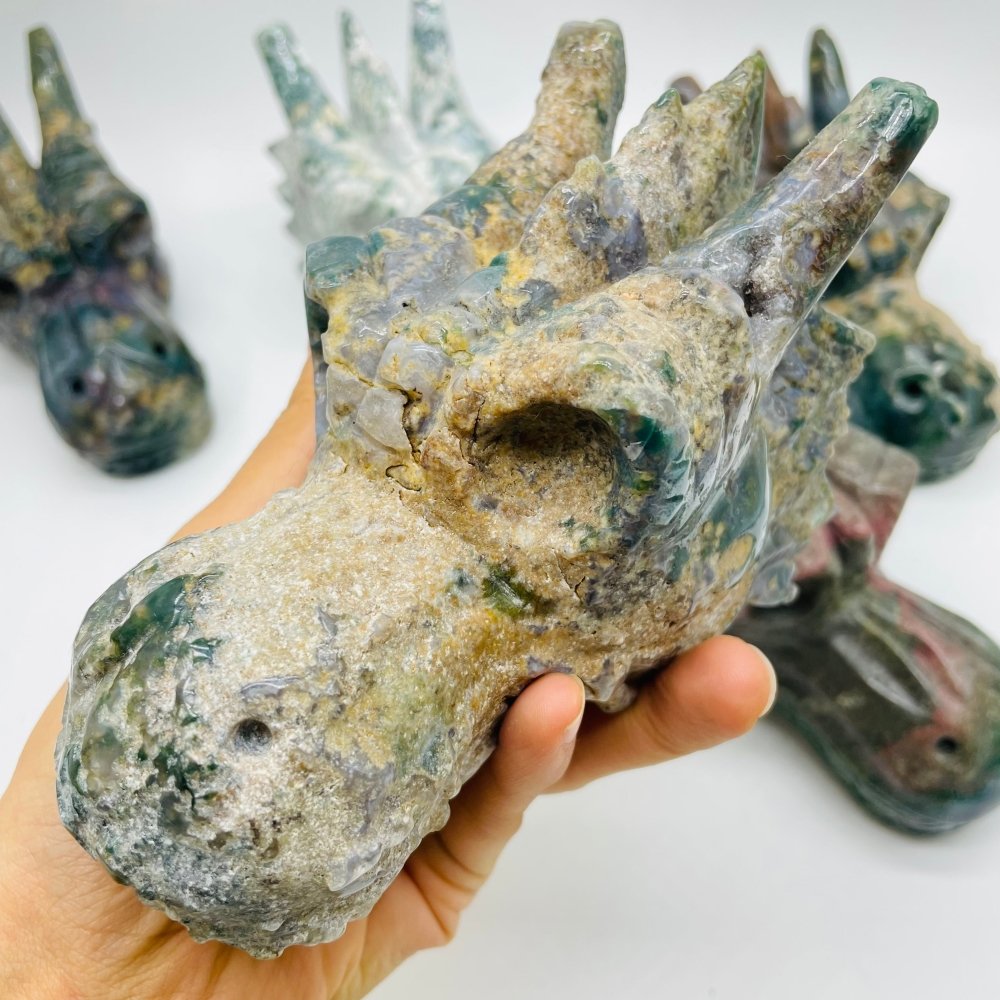 5 Pieces Beautiful Ocean Jasper Dragon Head -Wholesale Crystals